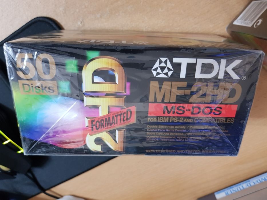 Dischete TDK sigilate