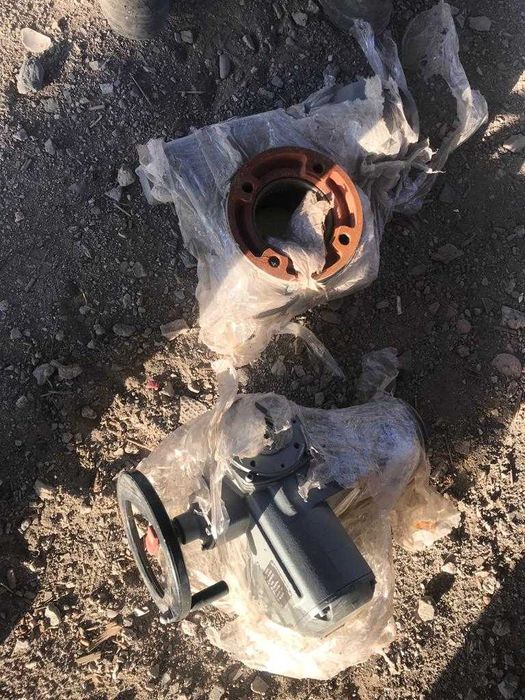 Дисковый поворотный затвор  dn700 с электроприводом AUMA (Germany)