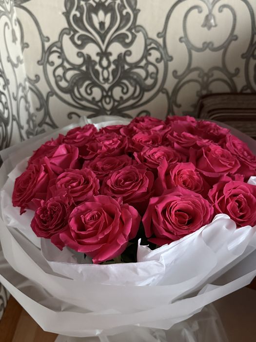 Роза 25 штук 50см