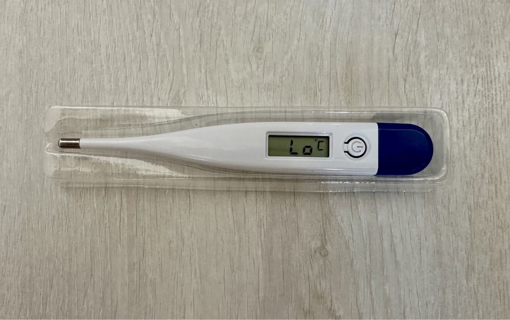 Set 2 termometre digitale cu vârf rigid, Noi, Baterii Incluse