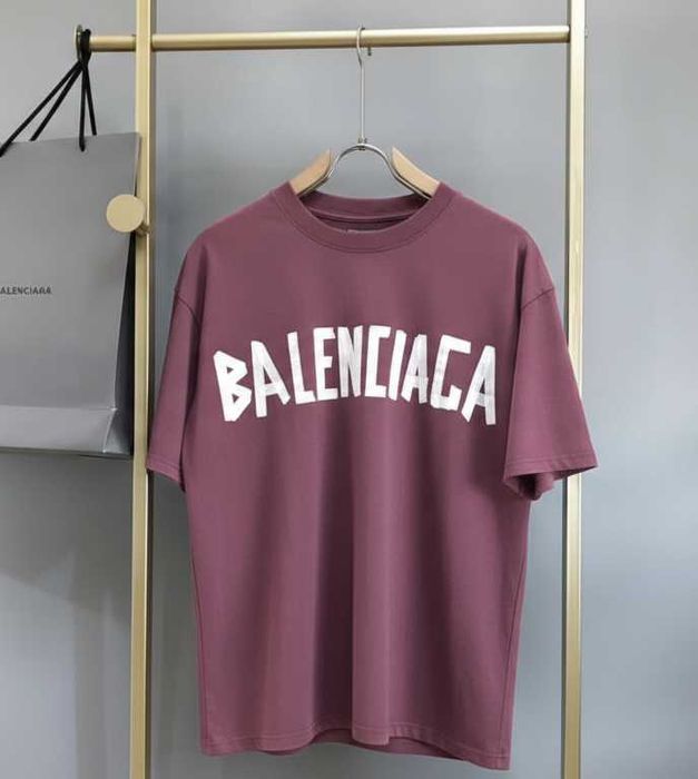 NEW 2026! ОВЪРСАЙЗ тениски с BALENCIAGA принт, 6 цвята! Или поръчай с ТВОЯ идея!