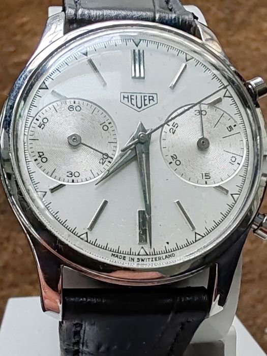 Ceas Heuer Pre Carrera Chronograph Valjoux 23 Funcționează impecabil!