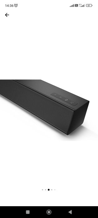 Soundbar Philips TAB5305/10, 2.1 Ch, 70W, Bluetooth, Subwoofer wireles