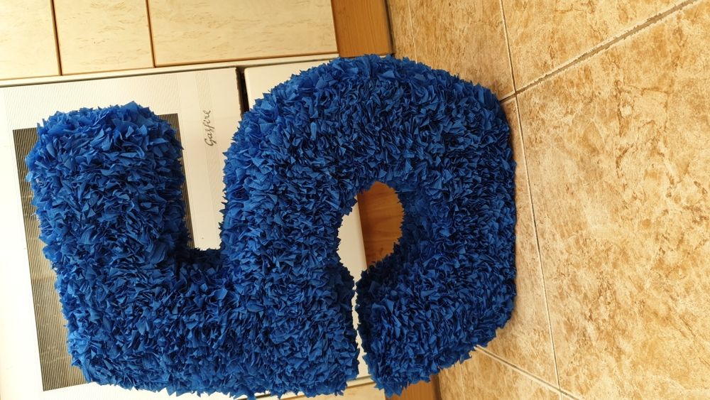 Много богата Цифра 5 обемна 3D Рожден ден