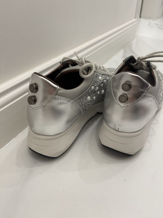 Дамски сиви маратонки Alexander Smith