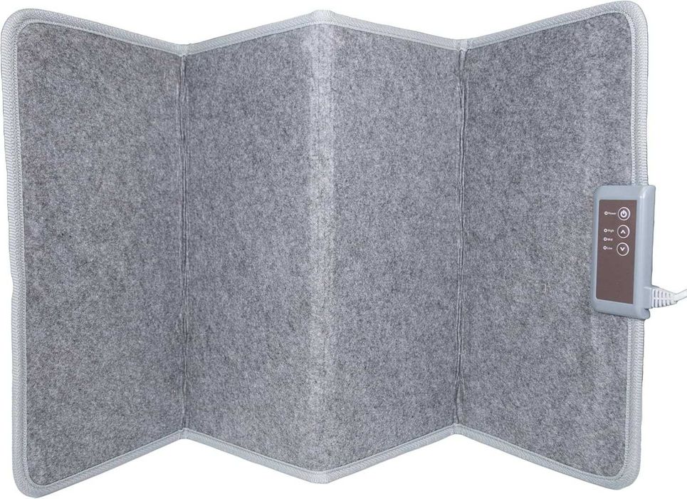 Panou de Încălzire Infraroșu 165W Încălzitor Electric – Gri 50x100cm