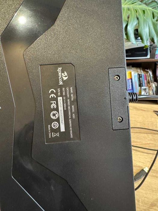 Mechanical Gaming Keyboard RedDragon, k5651 mitra