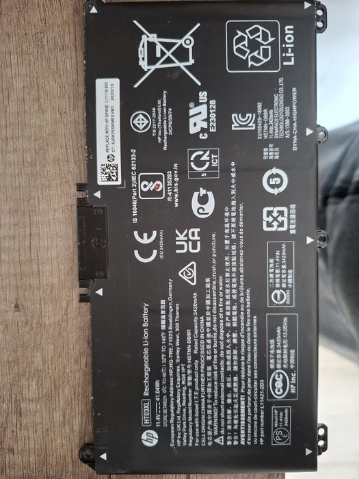 Оригинална батерия HP HT03XL (L11119-855)