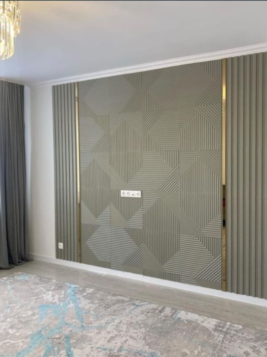 Гипсовая лепнина 3д панели из гипса