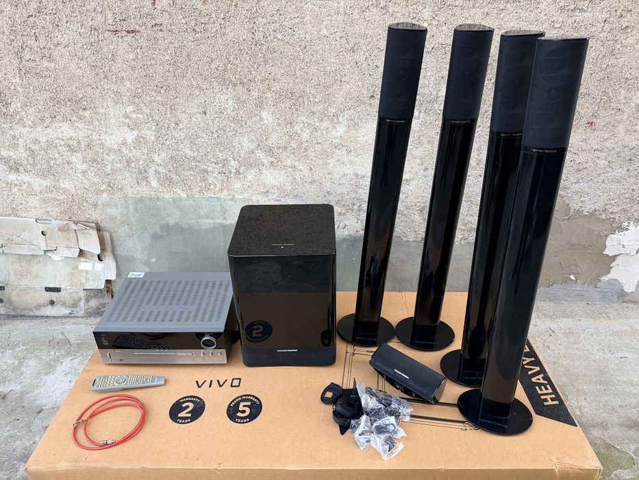 Harmann-Kardon 5+1 домашно кино (пълен комплект)