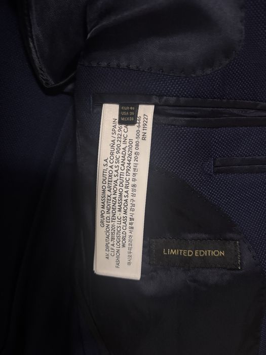 Пиджак Massimo Dutti Limited Италия