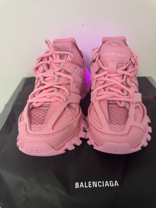 balenciaga track led pink