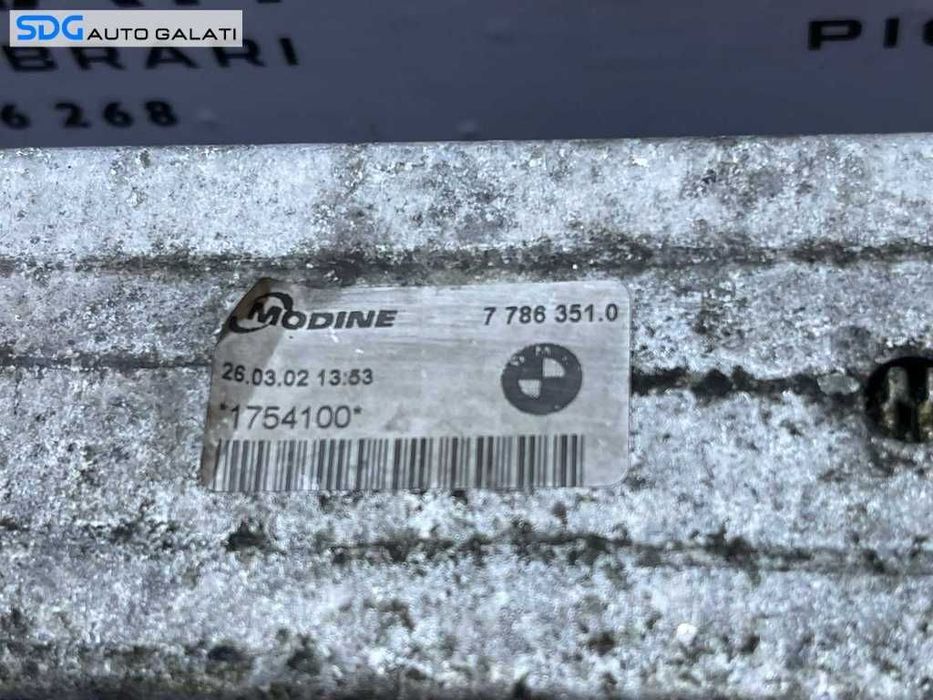 Radiator Intercooler BMW Seria 3 E46 320 2.0 D 150CP 2001 - 2006 Cod 7786351 17517786351