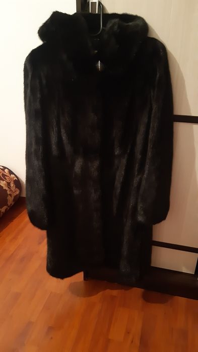 Норковая шуба "Чёрный бриллиант"