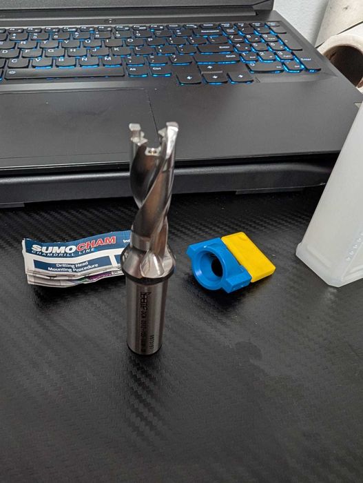 2X Corp burghiu CNC cu pastilă amovibilă ISCAR SUMOCHAM DCN 0512-153-063R-3D (~13mm)