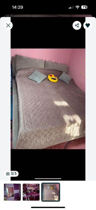 Pat de catifea  este in stare foarte buna !!