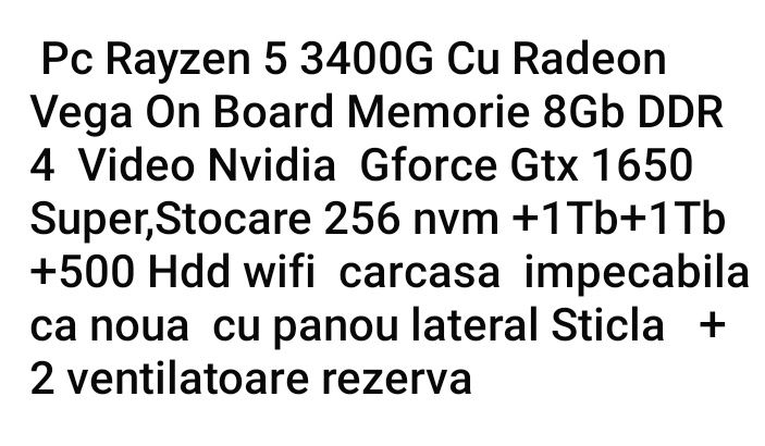 Pc Gaming Rayzen 5