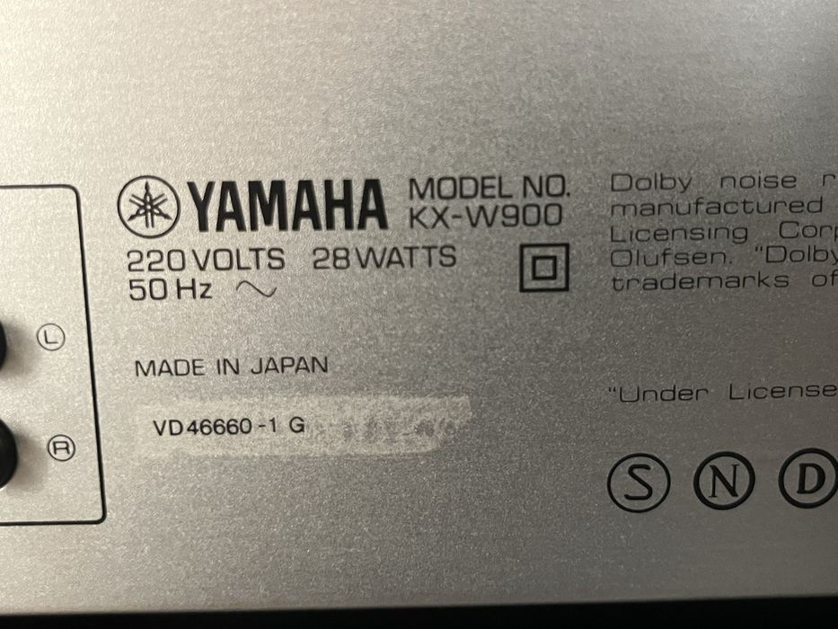 Super Deck Yamaha KX-W900 cu telecomanda originala