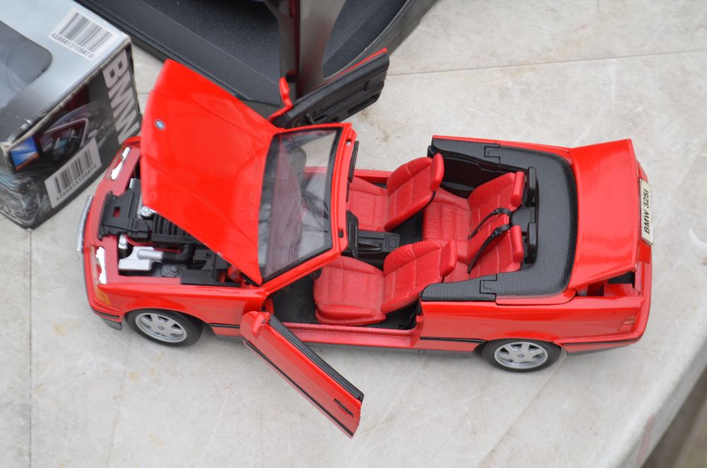 MACHETE auto BMW 1:18 E36 325i Cabrio M5 Cabrio, Maisto