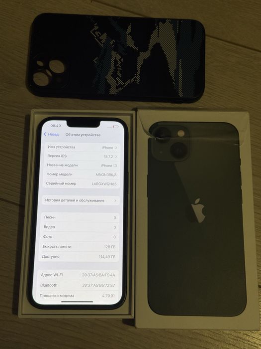 iPhone 13 128GB.100%.Идеал! 10/10.