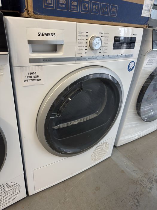 !!PROMOTIE!! Uscător de rufe cu pompă de căldură Siemens WT47W5W0 (iQ700)