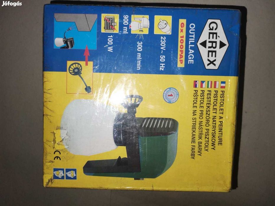 Pistol electric vopsit, vopsea 100W GEREX,  NOU SIGILAT !!!