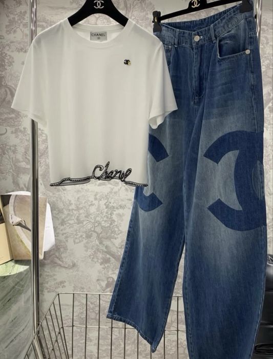 Дънки chanel balenciaga saint laurent wang