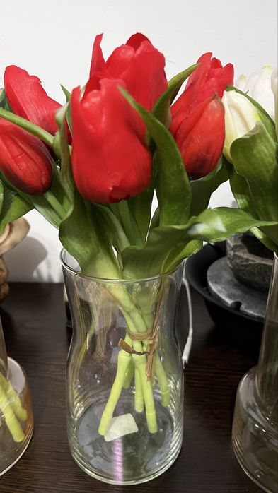 Искусственный букетик 30см с вазой