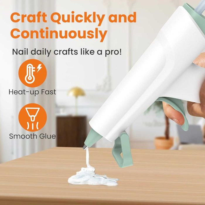 Безжичен Поялник за силикон Пистолет за топъл силикон USB зареждане