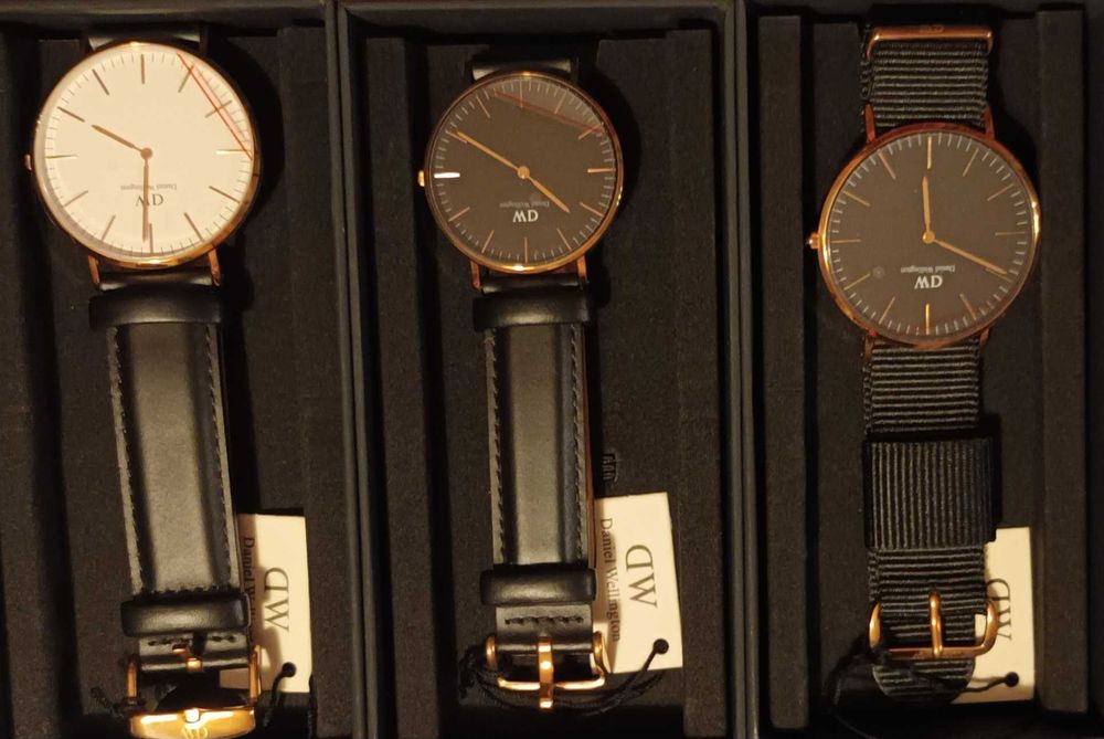 Чисто нови часовници Daniel Wellington