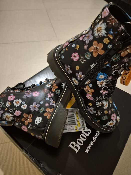 Cizme Dockers cu floricele, marime 33