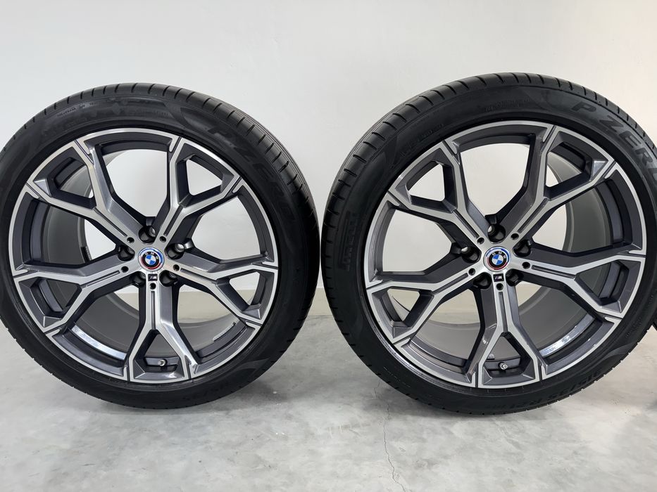 Jante Bmw X5 X6 R21 G05 G06 Originale M741 Pirelli de vara 90% 40/2023