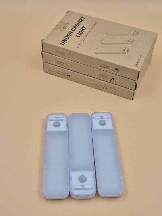 Set Lămpi LED Topplee sub Cabinet cu Senzor de Mișcare (Lumină Rece / Caldă) – NOI