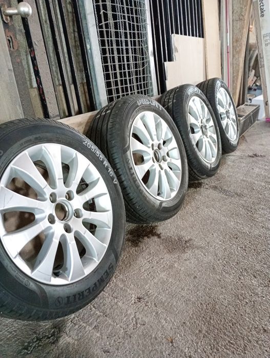 BBS Джанти със летни гуми 205/55/16 6,5J ET50 5x112 цо56,6 Дот 4522