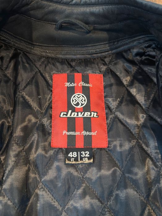 Jacheta Piele Moto | Clover BULLET PRO | Neagra