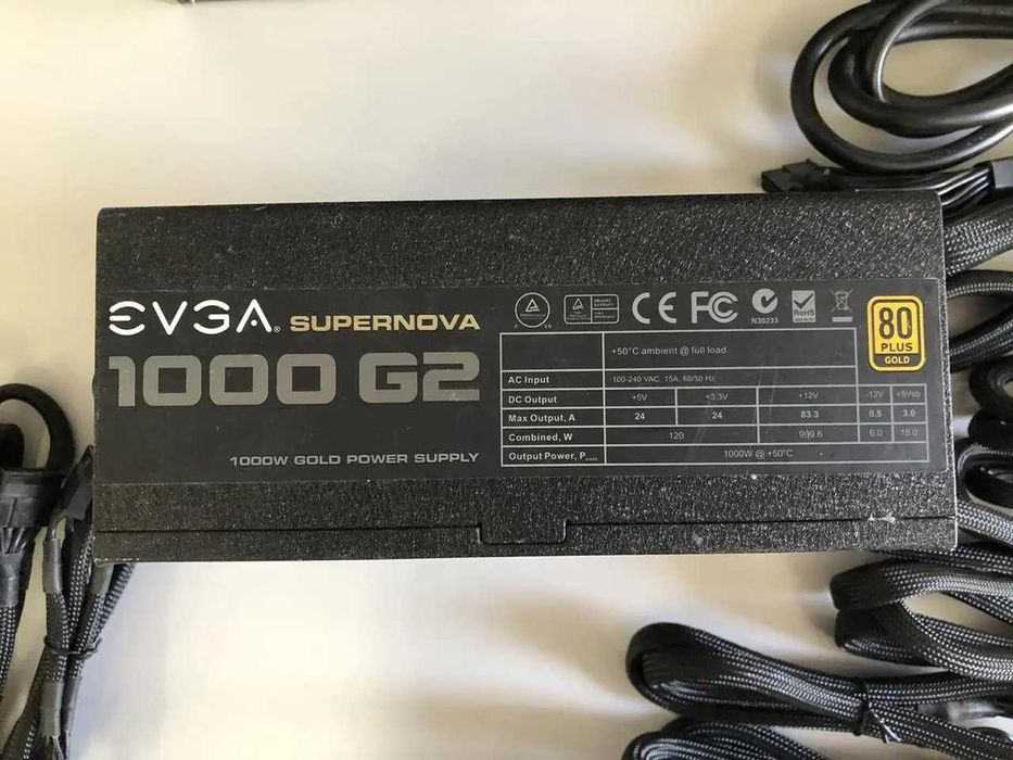 Блок питания EVGA G2 1000W 80 Plus Gold