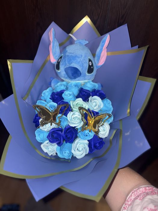 Buchete de trandafiri din săpun și aranjamente