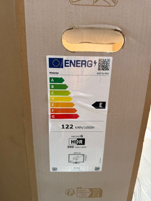 TV Smart QLED Hisense 85E7Q PRO 215 CM Sigilat