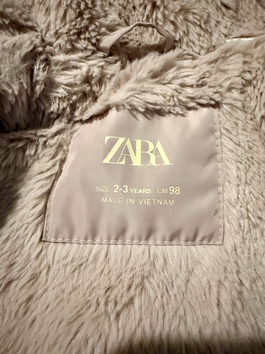 Бебешко зимно яке за момиченце Zara / 2-3 годинки