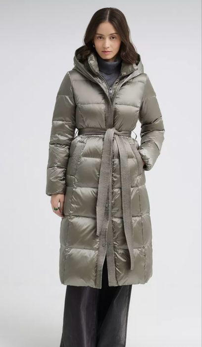 Пуховик длинный женский