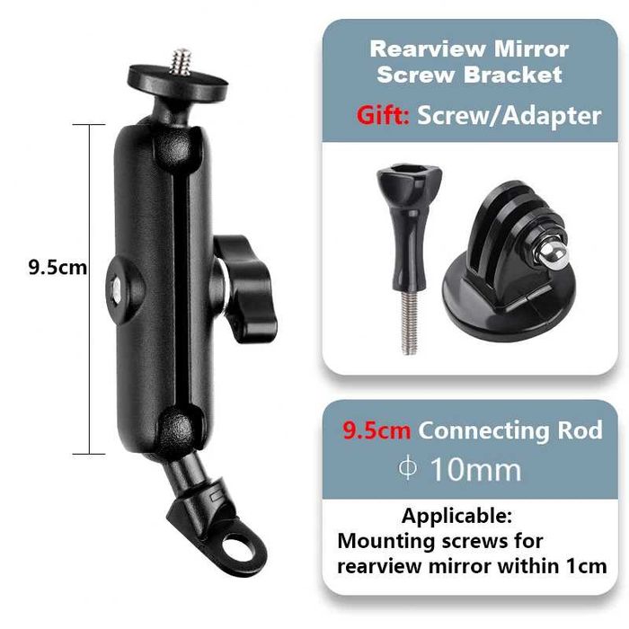 Prindere ghidon / oglinda bicicleta scuter motocicleta GoPro Insta360