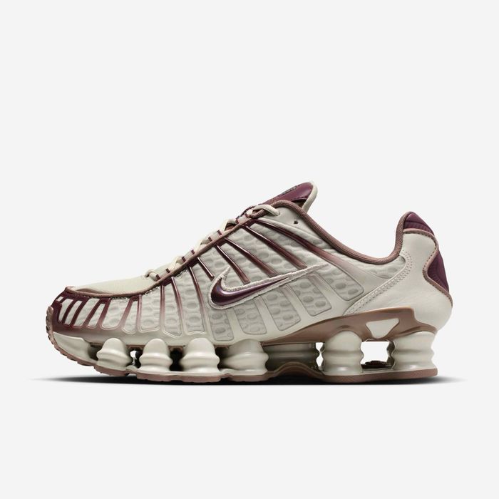 Nike Shox TL Light Bone Burgundy