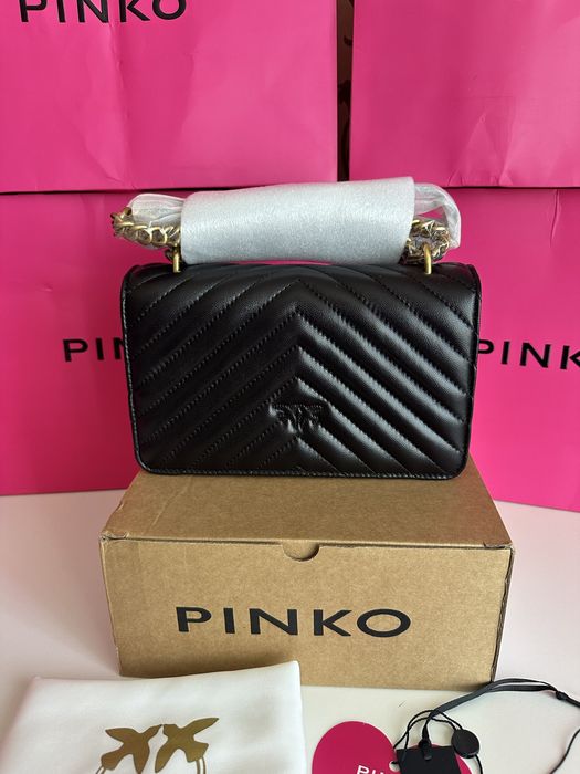 PINKO Small Chevron Love Bag One – оригинална чанта | НОВА