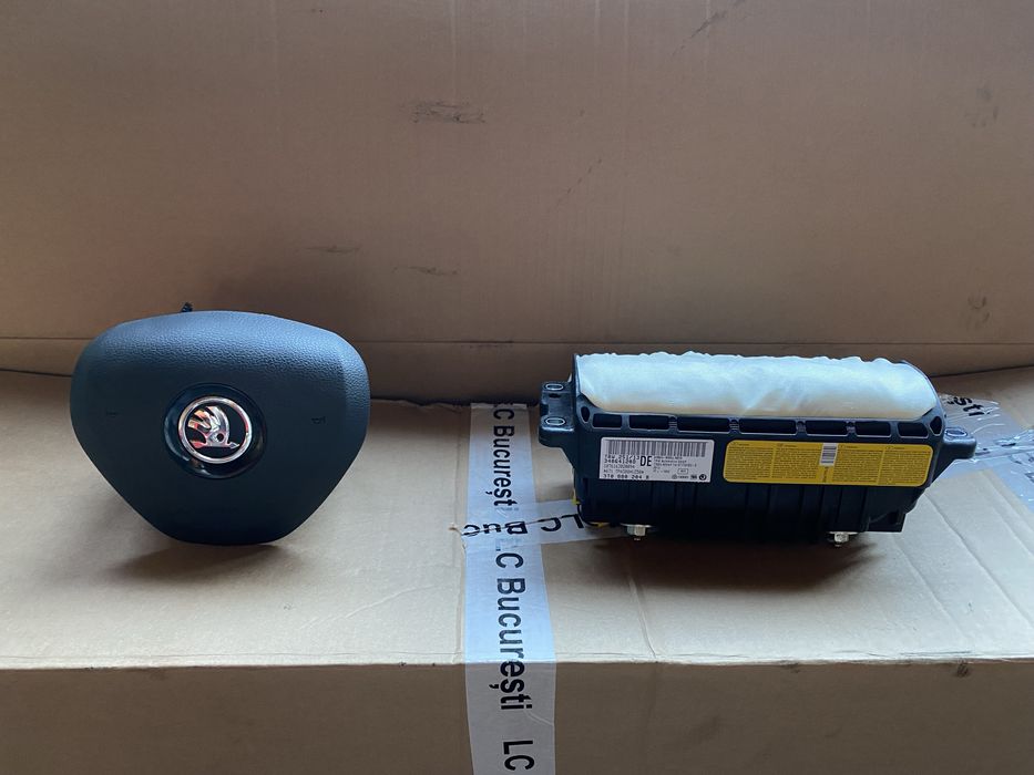 Kit Air bag Volan Bord Planse Skoda Superb 2 Facelift 2011-2017