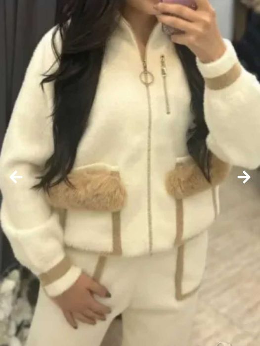 Нов комплект лукс кашмир М-Л размер