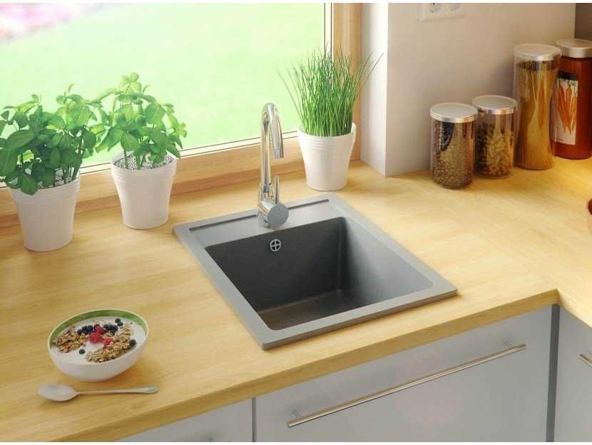 Кухненска Мивка от гранит модел РИГА 380 x 500 mm само 99E