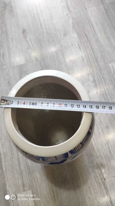 Голяма Порцеланова Подова Ваза