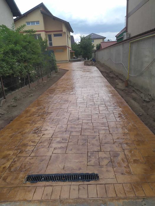 beton amprentat elicoperizat# pavaj din beton amprentat#