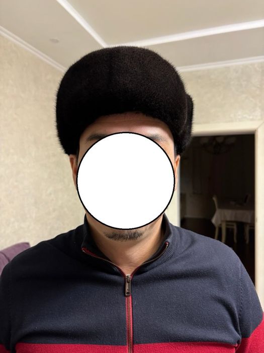 Норковая шапка стильная бөрік