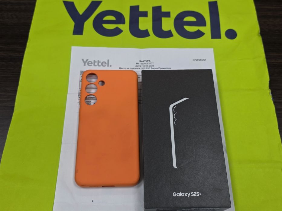 *** 256Gb Samsung S25 Plus Гаранция Yettel 2029г. Navy / Син